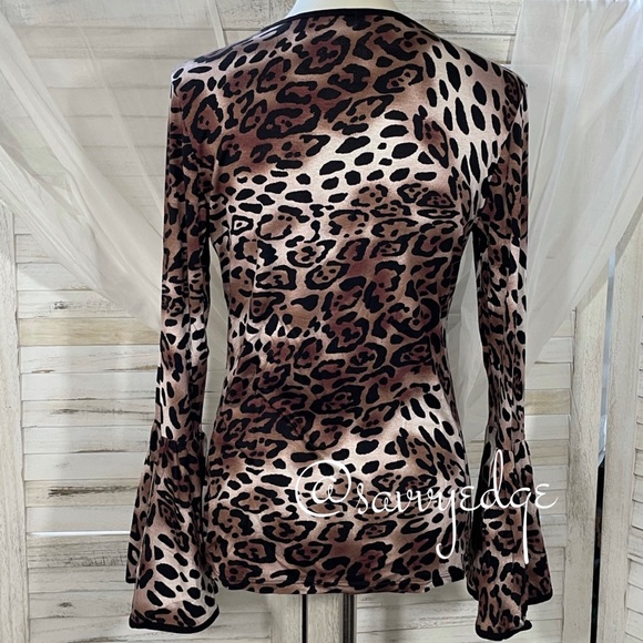 HP! Leopard Print Top - Picture 2 of 5
